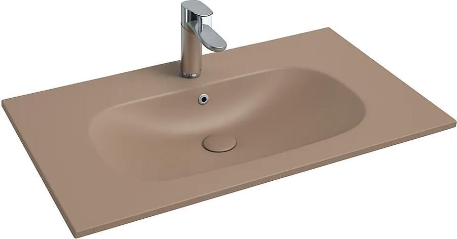 Isvea Infinity wastafel 80x50cm taupe