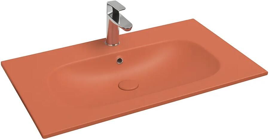 Isvea Infinity wastafel 80x50cm terracotta