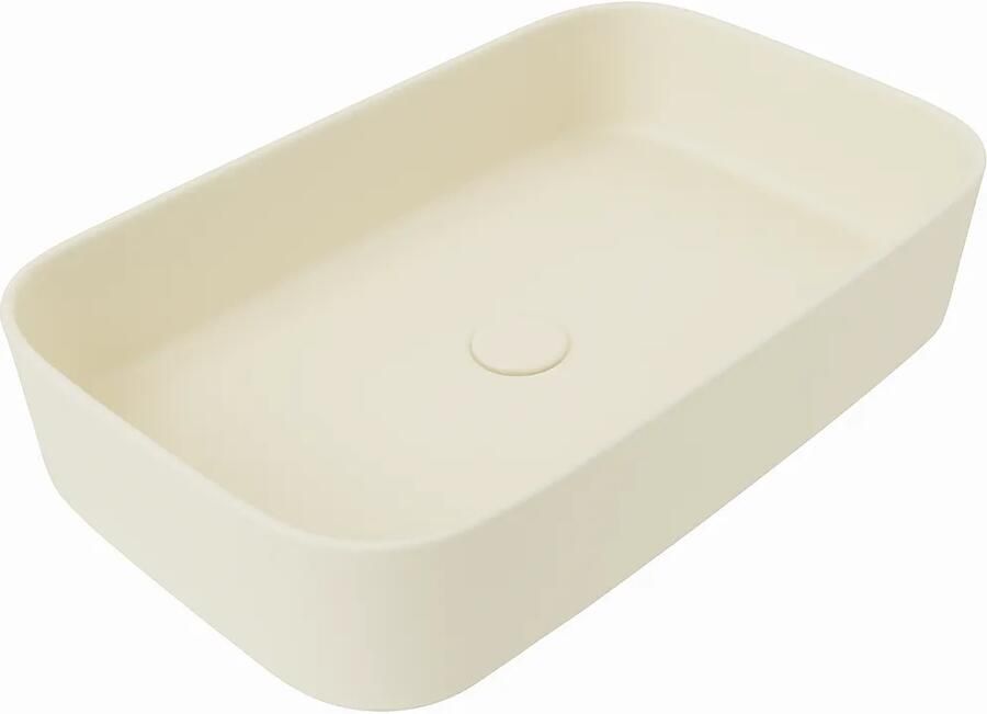 Isvea Peak opbouw wastafel 60cm ivoor