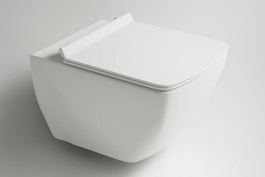 Isvea Purita toiletpot randloos 34.5x54cm wit mat