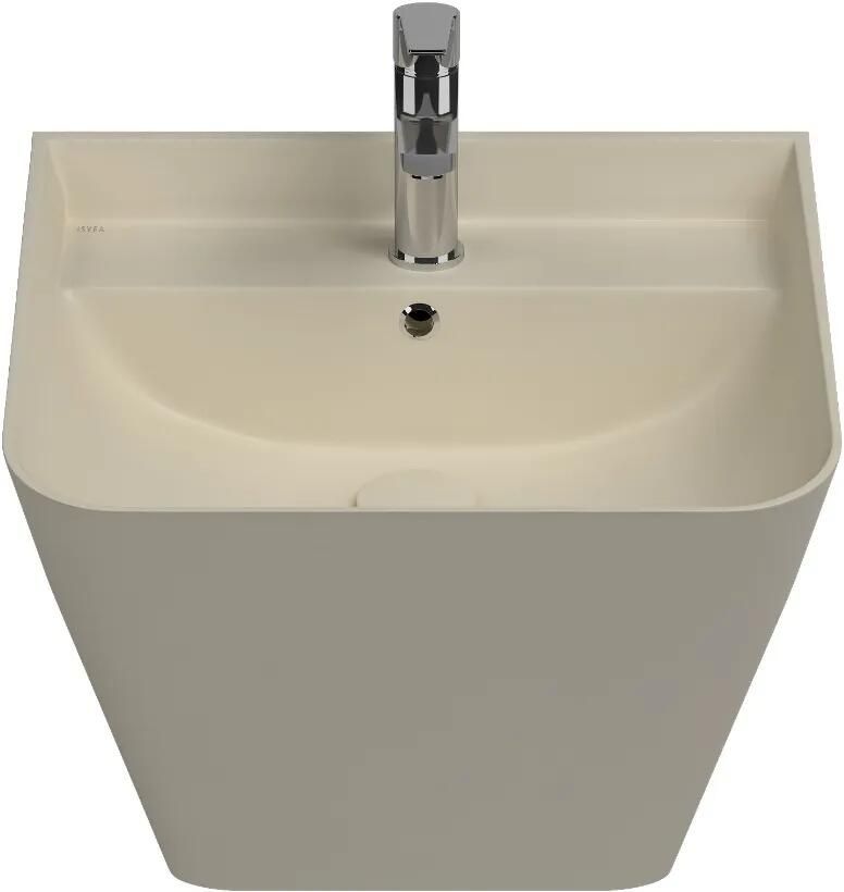 Isvea Sott Aqua hangende wastafel 50cm ivoor