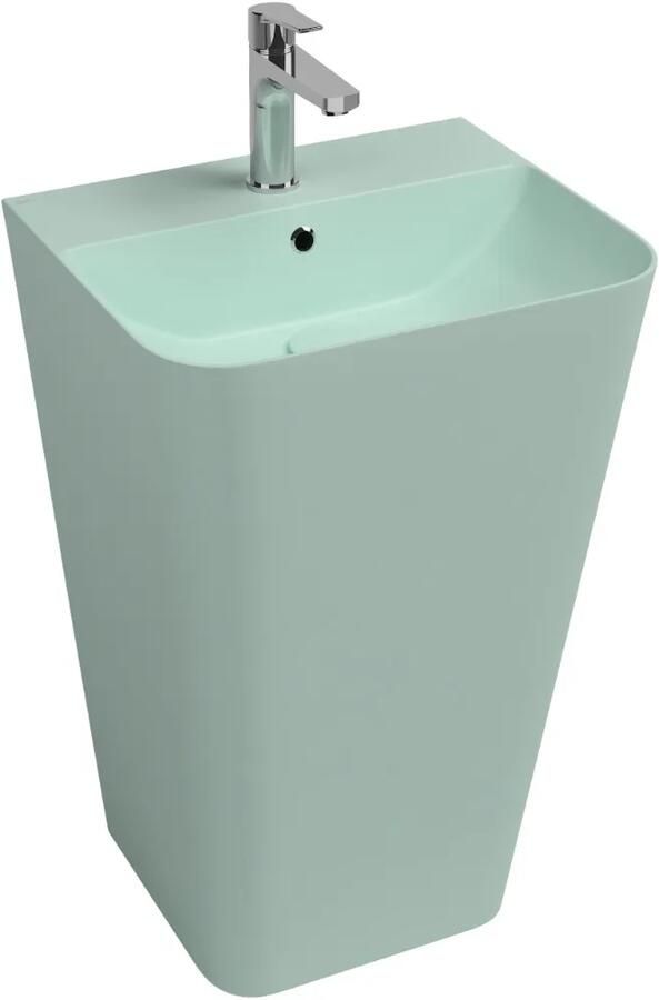 Isvea Sott Aqua staande wastafel 50cm mint