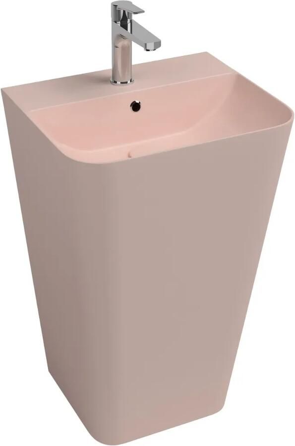 Isvea Sott Aqua staande wastafel 50cm roze