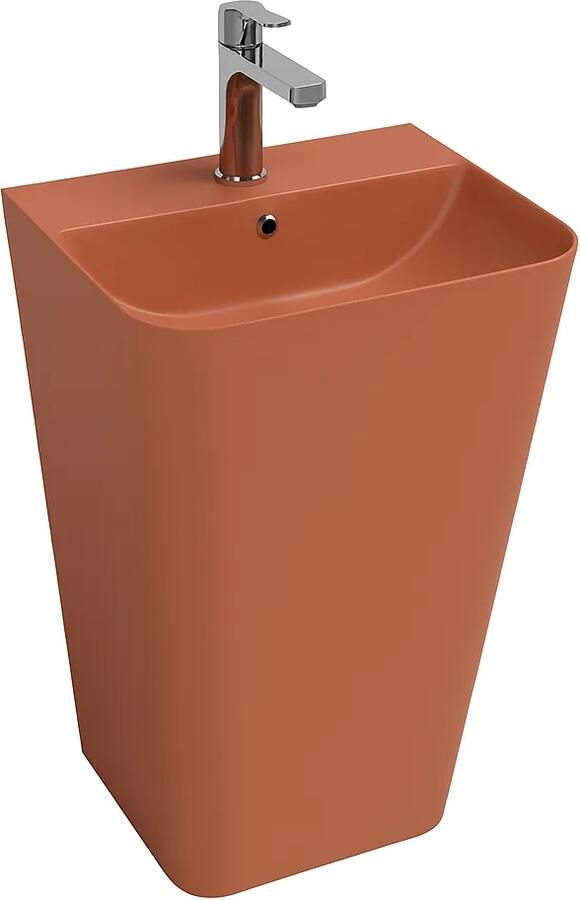 Isvea Sott Aqua staande wastafel 50cm terracotta