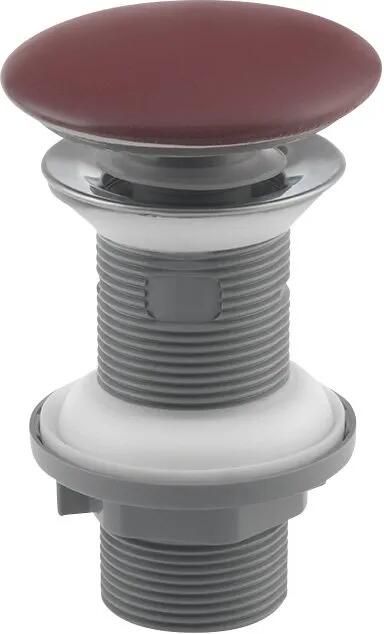 Isvea Universal keramische clickwaste met overloop mat bordeaux rood