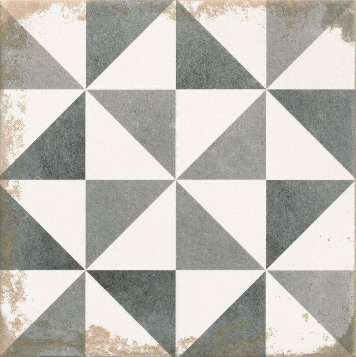 Jabo Antique vloertegel triangle 33.3x33.3