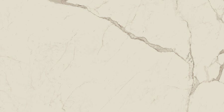 Jabo Exigo Calacatta vloertegel beige gepolijst 60x120cm gerectificeerd