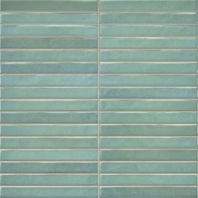 Jabo Pencil Kromo Sage mozaïektegel 35x35cm