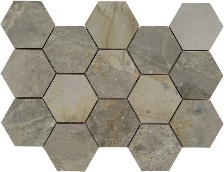 Jabo Luxury Nature hexagon mozaïek 33x23cm