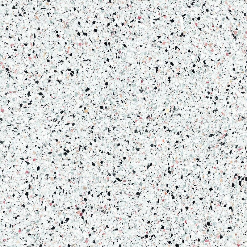 Jabo Medley White terrazzo vloertegel 120x120cm gerectificeerd