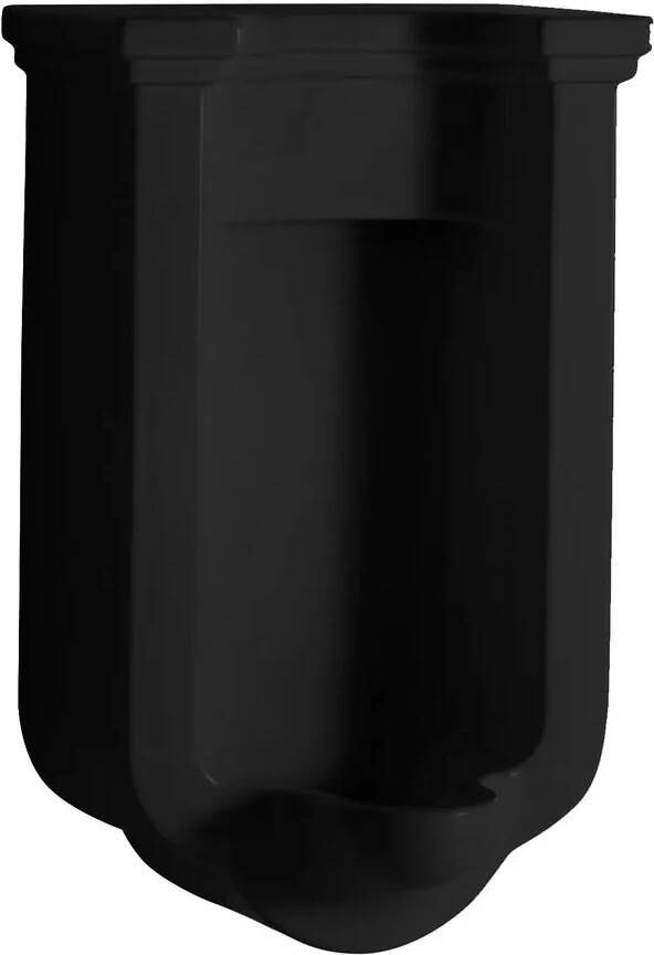 Kerasan Waldorf hangend urinoir 44x72cm zwart mat