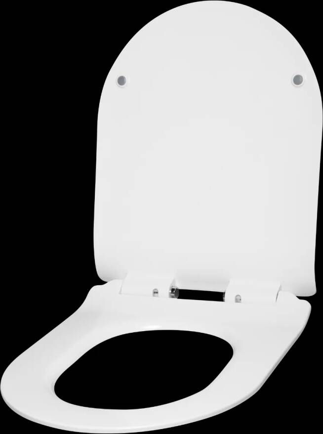 Kerra Makalu softclose toiletzitting met quick release wit glans