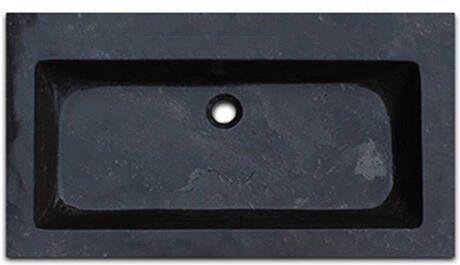 Lambini Designs Novara wastafel natuursteen 100cm zonder kraangat