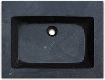 Lambini Designs Novara wastafel natuursteen 60cm zonder kraangat