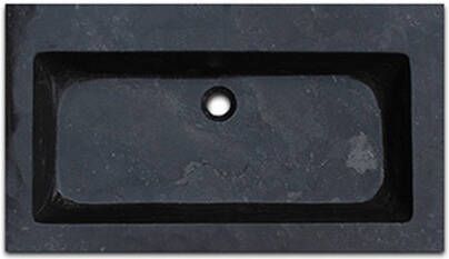 Lambini Designs Novara wastafel natuursteen 80cm zonder kraangat