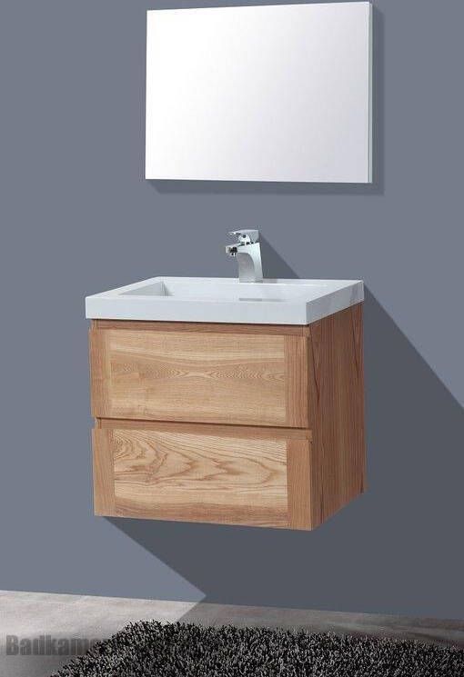 Lambini Designs Senza Wood badkamermeubel eiken 60cm