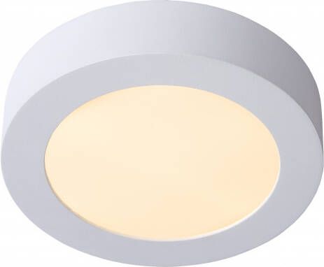 Lucide Brice ronde plafondlamp 18cm 11W wit