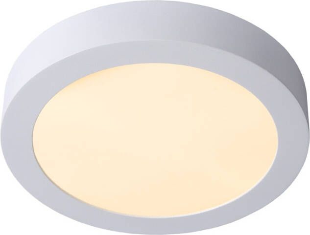 Lucide Brice ronde plafondlamp 24cm 15W wit