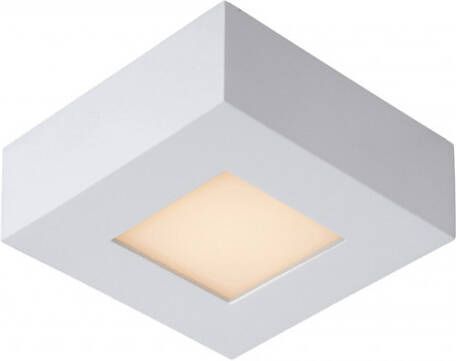 Lucide Brice-Led Plafonnière Badkamer LED 1x8W 3000K IP44 Wit