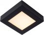 Lucide Brice-Led Plafonnière Badkamer LED 1x15W 3000K IP44 Zwart - Thumbnail 1