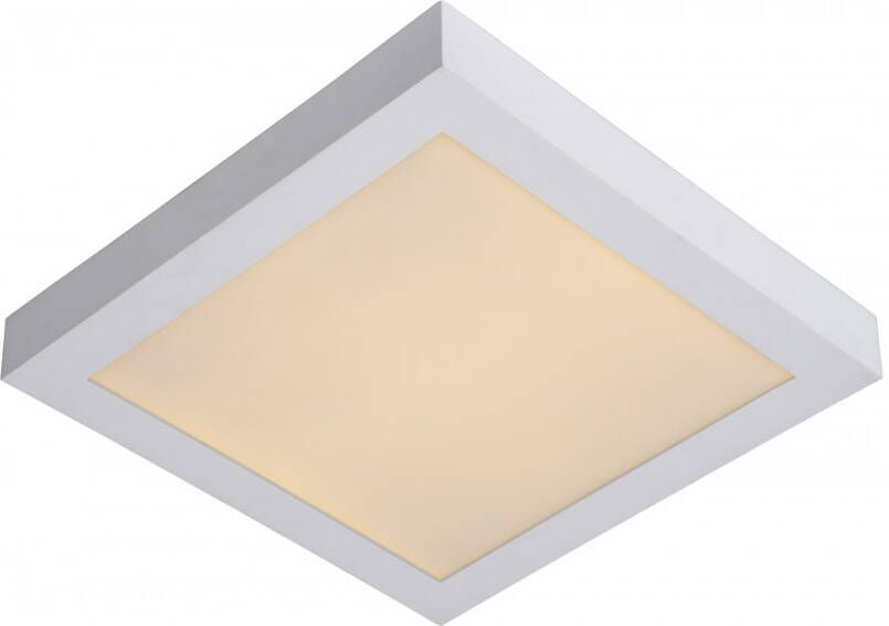 Lucide Brice-Led Plafonnière Badkamer LED 1x30W 3000K IP44 Wit