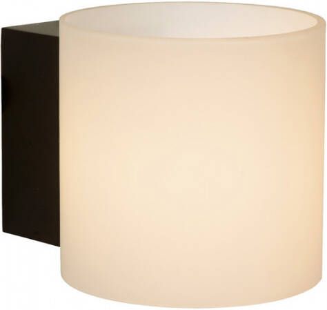 Lucide Jelte Wandlamp Badkamer Ø 12 cm 1xG9 IP44 Zwart