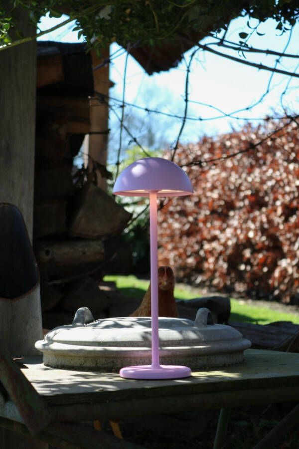 Lucide Joy oplaadbare lamp 1.5W 30x12cm roze