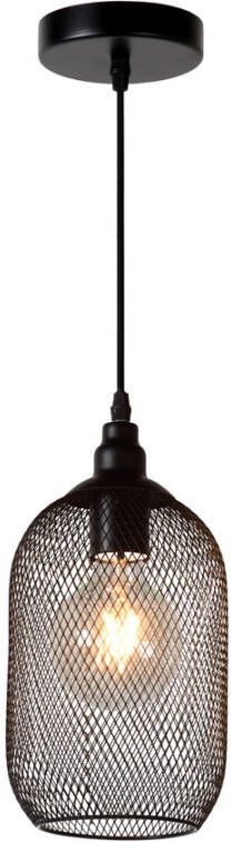 Lucide Mesh hanglamp 15cm 1x E27 zwart