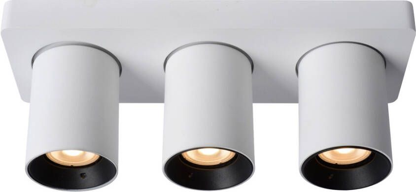 Lucide Nigel plafondlamp 3x 5W wit