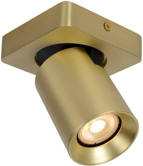 Lucide Nigel plafondlamp draaibaar 1x 5W goud mat