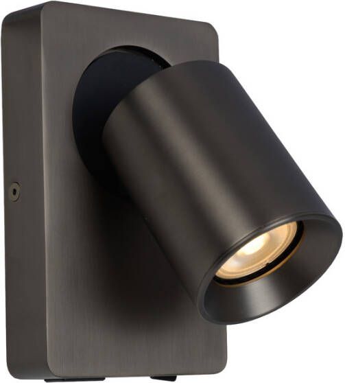 Lucide Nigel wandlamp 1x 5W gunmetal