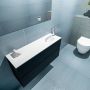 Mondiaz ADA Toiletmeubel 100x30x50cm met 1 kraangaten 2 lades urban mat Wastafel Lex rechts Solid Surface Wit FK75341759 - Thumbnail 3