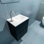 Mondiaz ADA Toiletmeubel 40x30x50cm met 1 kraangaten 2 lades urban mat Wastafel Lex rechts Solid Surface Wit FK75341741 - Thumbnail 3