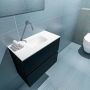 Mondiaz ADA Toiletmeubel 60x30x50cm 0 kraangaten 2 lades urban mat wasbak midden Solid surface Wit FK75341744 - Thumbnail 3