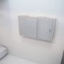 Mondiaz Spiegelkast Vico Cube | 120x70 cm | 2 Deuren | Zonder verlichting | Eiken - Thumbnail 2