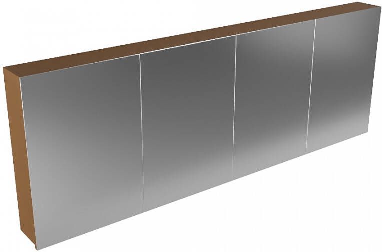 Mondiaz Cubb spiegelkast 200x70x16cm met 4 deuren Linen