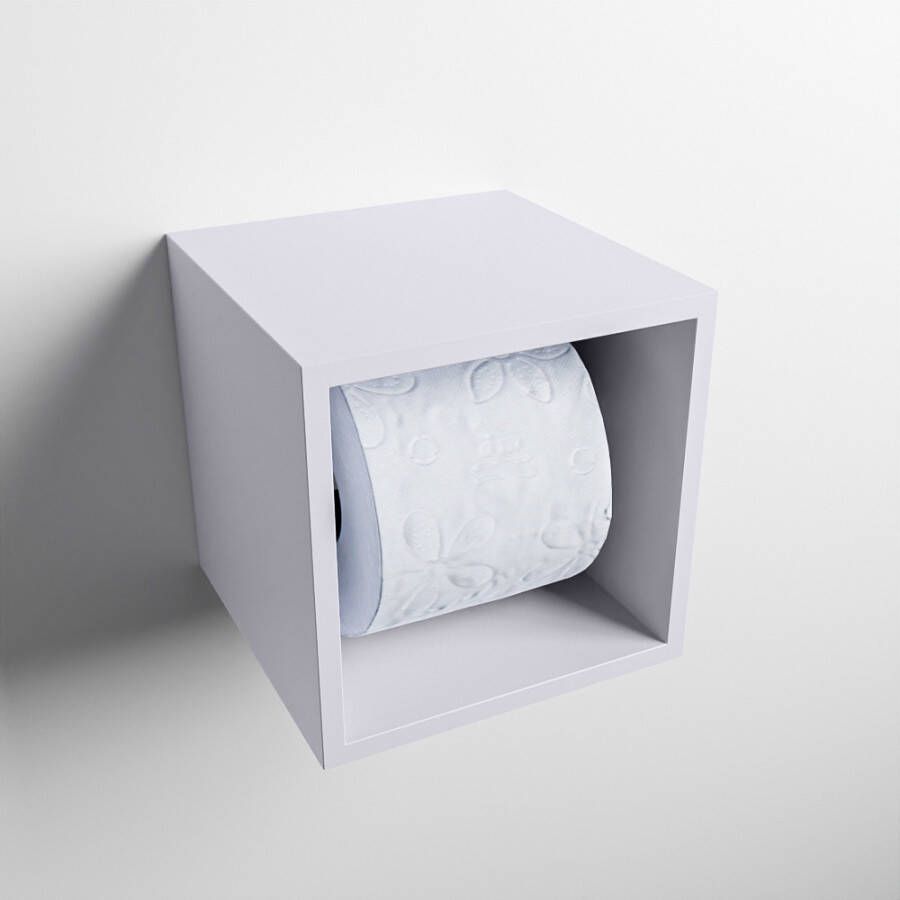 Mondiaz Easy Cube toilet rolhouder 16x16cm cale