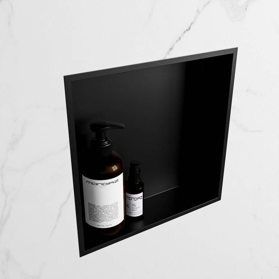 Mondiaz EASY Nis 29 5x29 5cm in solid surface kleur Urban | Urban. 1 vak geschikt voor in- of opbouw