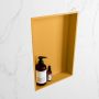 Mondiaz Easy nis 29.5x44.5x8cm voor Inbouw opbouw 1 open vak Solid surface Ocher Ocher M80015Ocher Ocher - Thumbnail 2