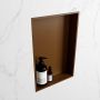 Mondiaz Easy nis 29.5x44.5x8cm voor Inbouw opbouw 1 open vak Solid surface Rust Rust M80015Rust Rust - Thumbnail 2