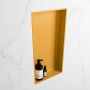 Mondiaz Easy nis 29.5x59.5x8cm voor Inbouw opbouw 1 open vak Solid surface Ocher Ocher M80019Ocher Ocher - Thumbnail 2