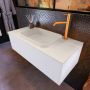 Mondiaz ERIN 100cm badmeubelset onderkast kleur Cale met 1 lade Wastafel RIDGE midden 1 kraangat kleur Linen ERIN12452 - Thumbnail 2