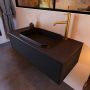 Mondiaz ERIN 100cm badmeubelset onderkast kleur Urban met 1 lade Wastafel RIDGE midden 1 kraangat kleur Urban ERIN10786 - Thumbnail 2