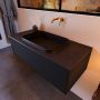 Mondiaz ERIN 100cm badmeubelset onderkast kleur Urban met 1 lade Wastafel RIDGE midden zonder kraangaten kleur Urban ERIN10785 - Thumbnail 2