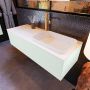 Mondiaz ERIN 120cm badmeubelset onderkast kleur Greey met 1 lade Wastafel RIDGE rechts 1 kraangat kleur Talc ERIN10112 - Thumbnail 2
