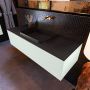 Mondiaz ERIN 120cm badmeubelset onderkast kleur Greey met 1 lade Wastafel RIDGE midden zonder kraangaten kleur Urban ERIN10855 - Thumbnail 2
