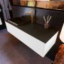 Mondiaz ERIN 120cm badmeubelset onderkast kleur Talc met 1 lade Wastafel RIDGE links 1 kraangat kleur Urban ERIN10757 - Thumbnail 2