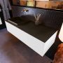 Mondiaz ERIN 120cm badmeubelset onderkast kleur Talc met 1 lade Wastafel RIDGE links zonder kraangaten kleur Urban ERIN10754 - Thumbnail 2