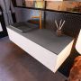 Mondiaz ERIN 120cm badmeubelset onderkast kleur Underlayment met 1 lade Wastafel RIDGE links 1 kraangat kleur Dark grey ERIN12151 - Thumbnail 2