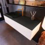 Mondiaz Badkamermeubelset Erin 120 cm met 1 Lade met RIDGE Wastafel Links Urban met 1 kraangat Greeploos Mat Underlayment - Thumbnail 2